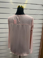 Zara Basic Blush Blouse - S image 3