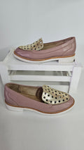 Mi Piaci Dusty Pink Leather Loafers - 38 image 0