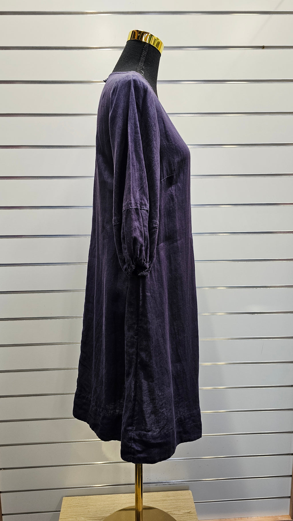 Zest Navy Dress 100% Linen - 8 image 1