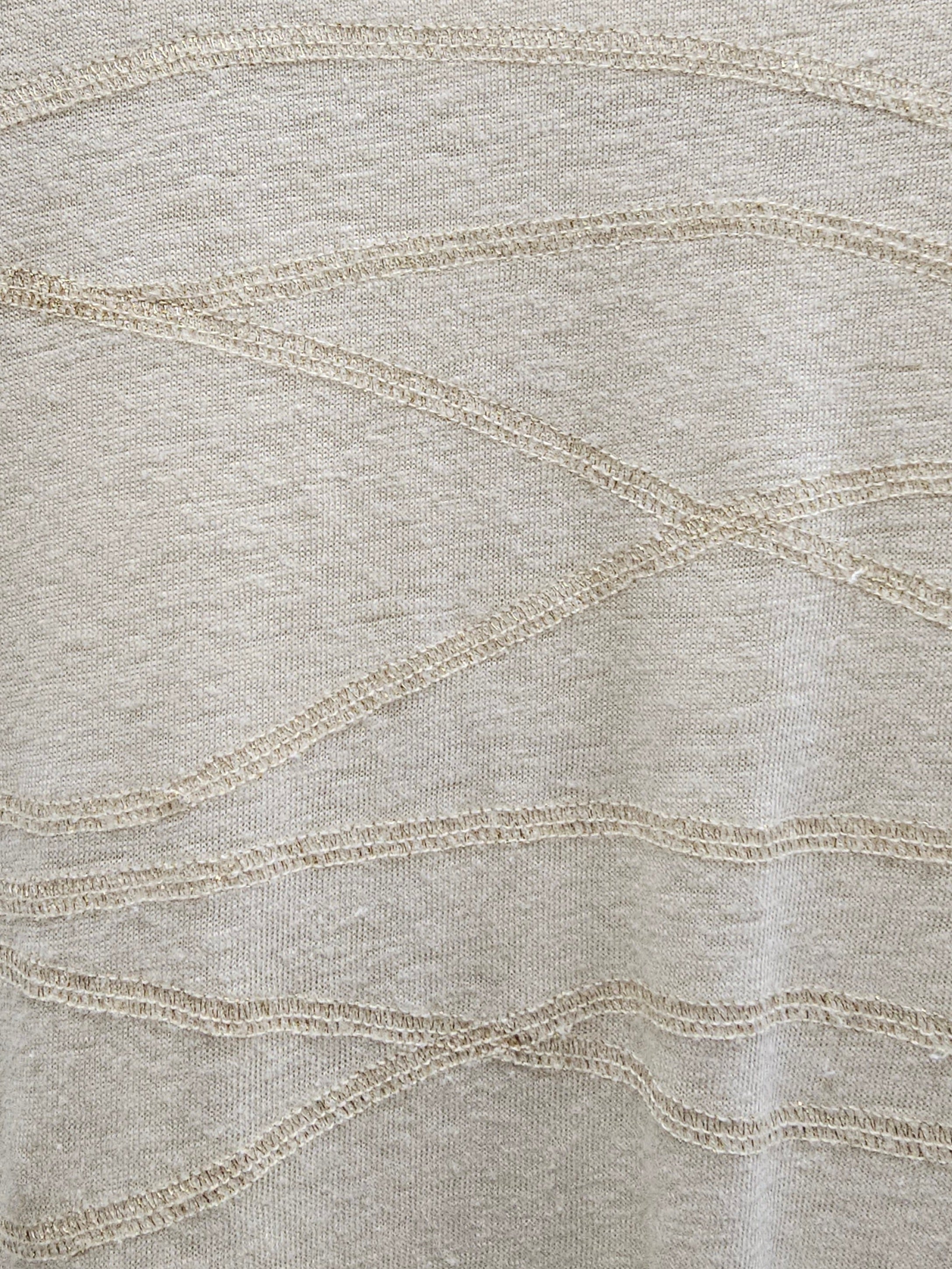 Verge Knitted Cream Long Sleeve Top - M image 2
