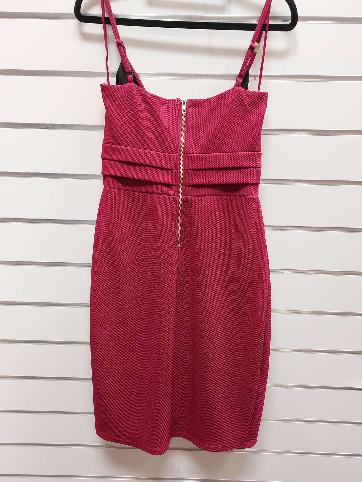 Textured Maroon Dress - 10 image 1