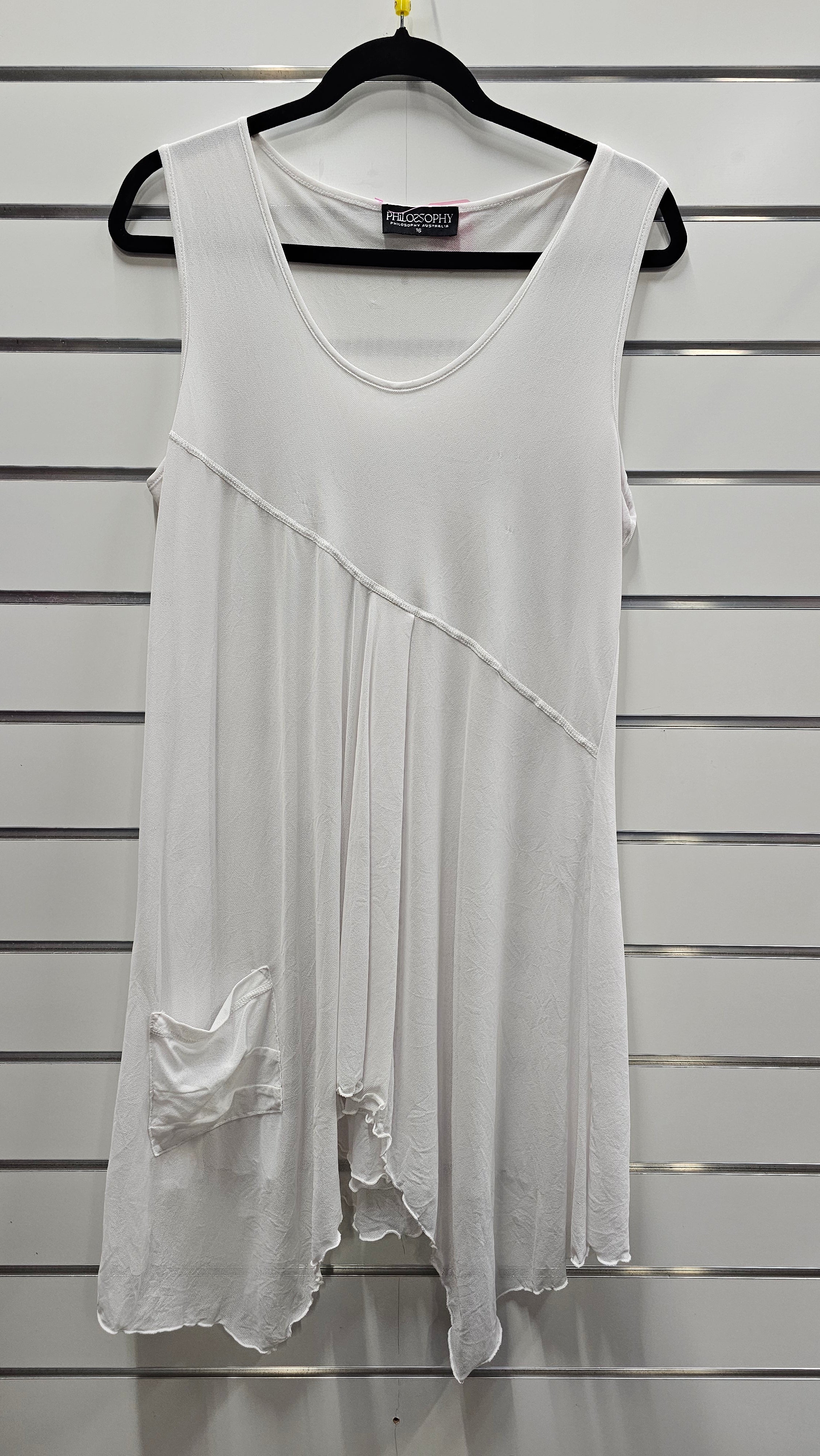 Philossophy white tunic - size 16 image 0