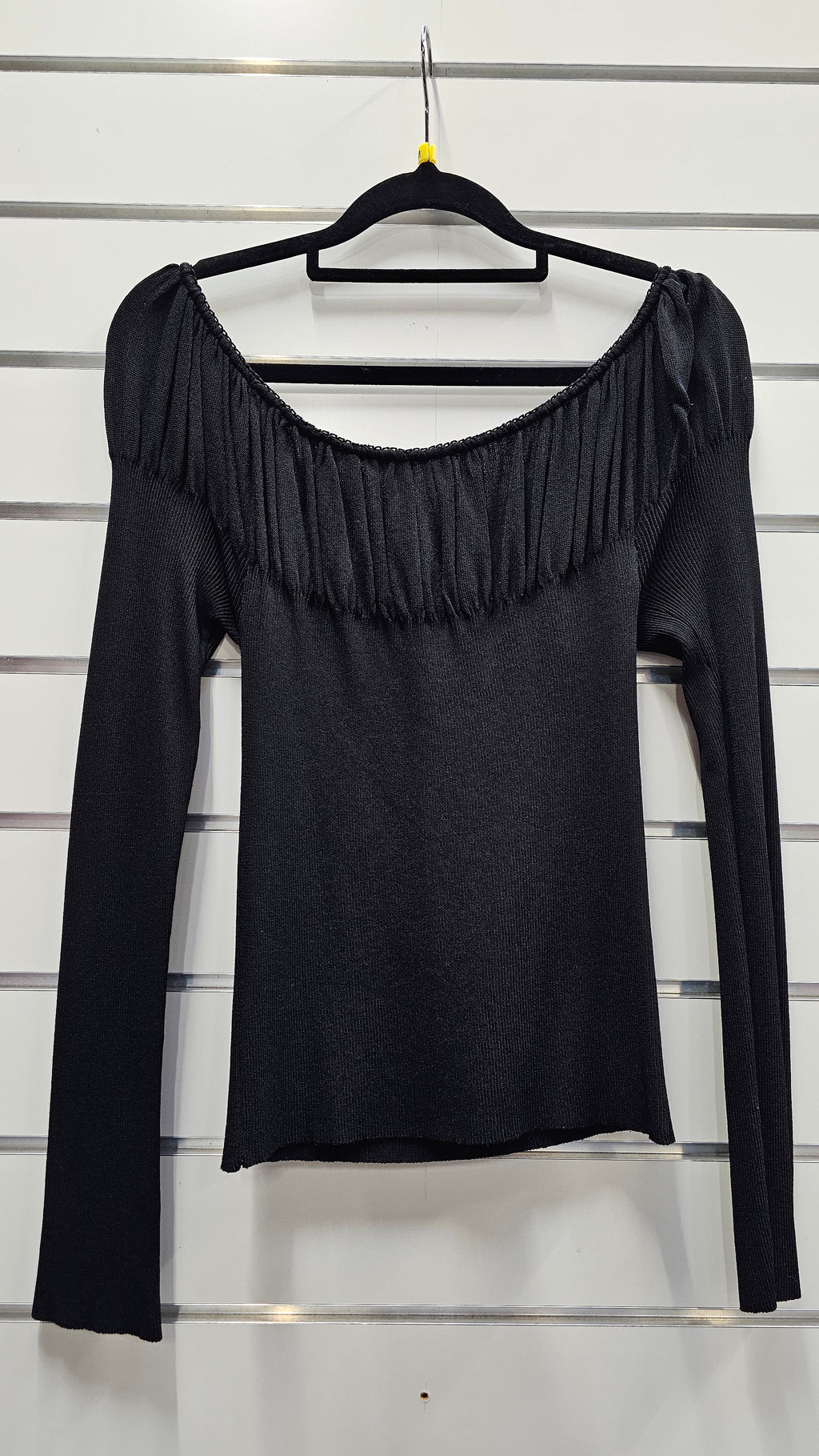 Johnny Dexter Long Sleeve Black Top - M image 0