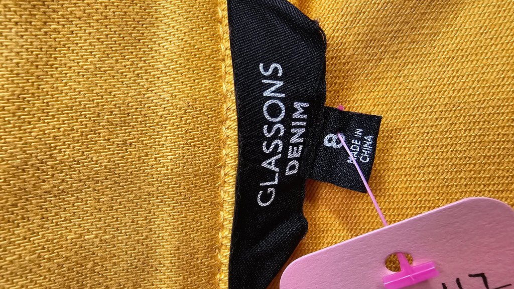 Glassons Mustard Cropped100% Cotton Jacket - 8 image 3
