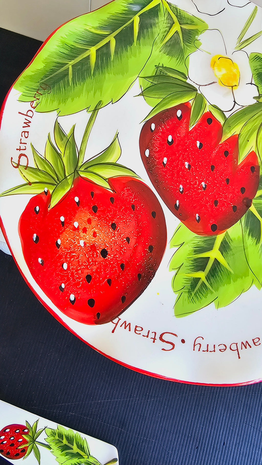 Strawberry Cake Stand & Server Set image 2