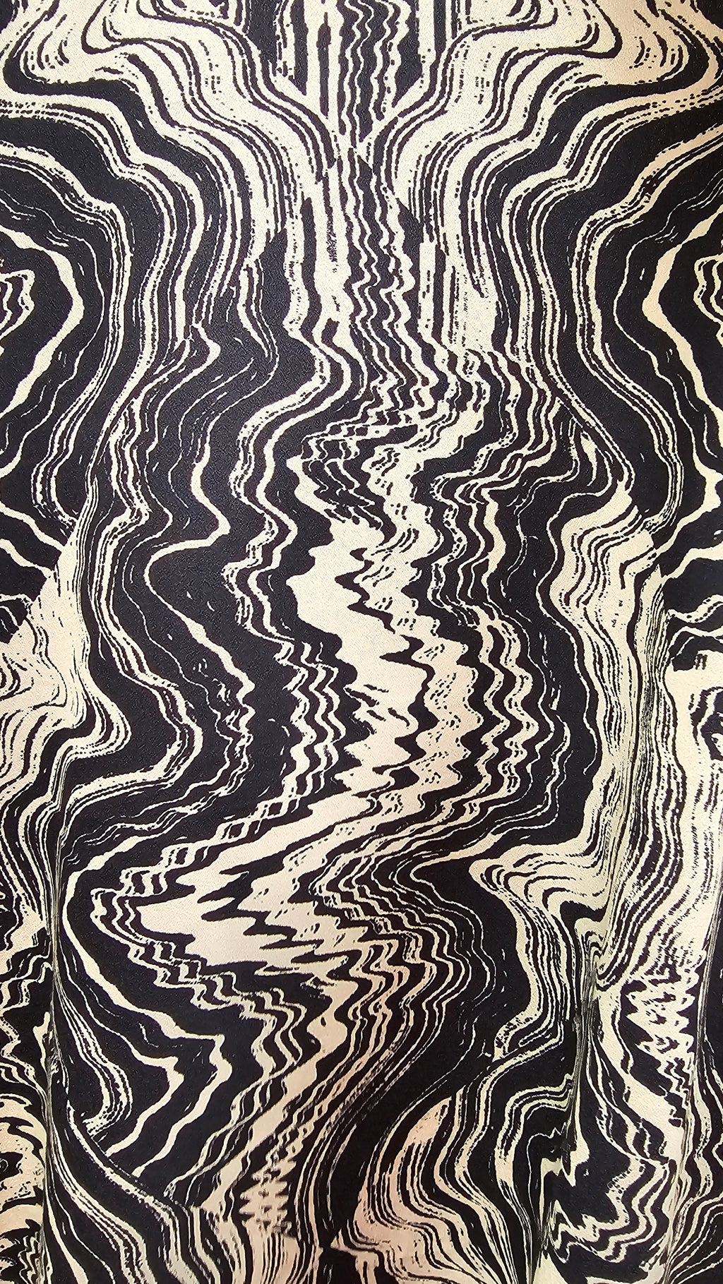 Ricochet navy and white blouse - size 8 image 2
