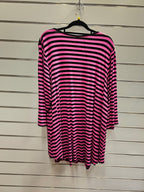 Taking Shape Pink/Black Stripe Top - 16 image 1