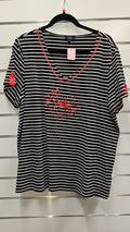 K+K Black And White Tunic - L image 0