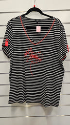 K+K Black And White Tunic - L image 0