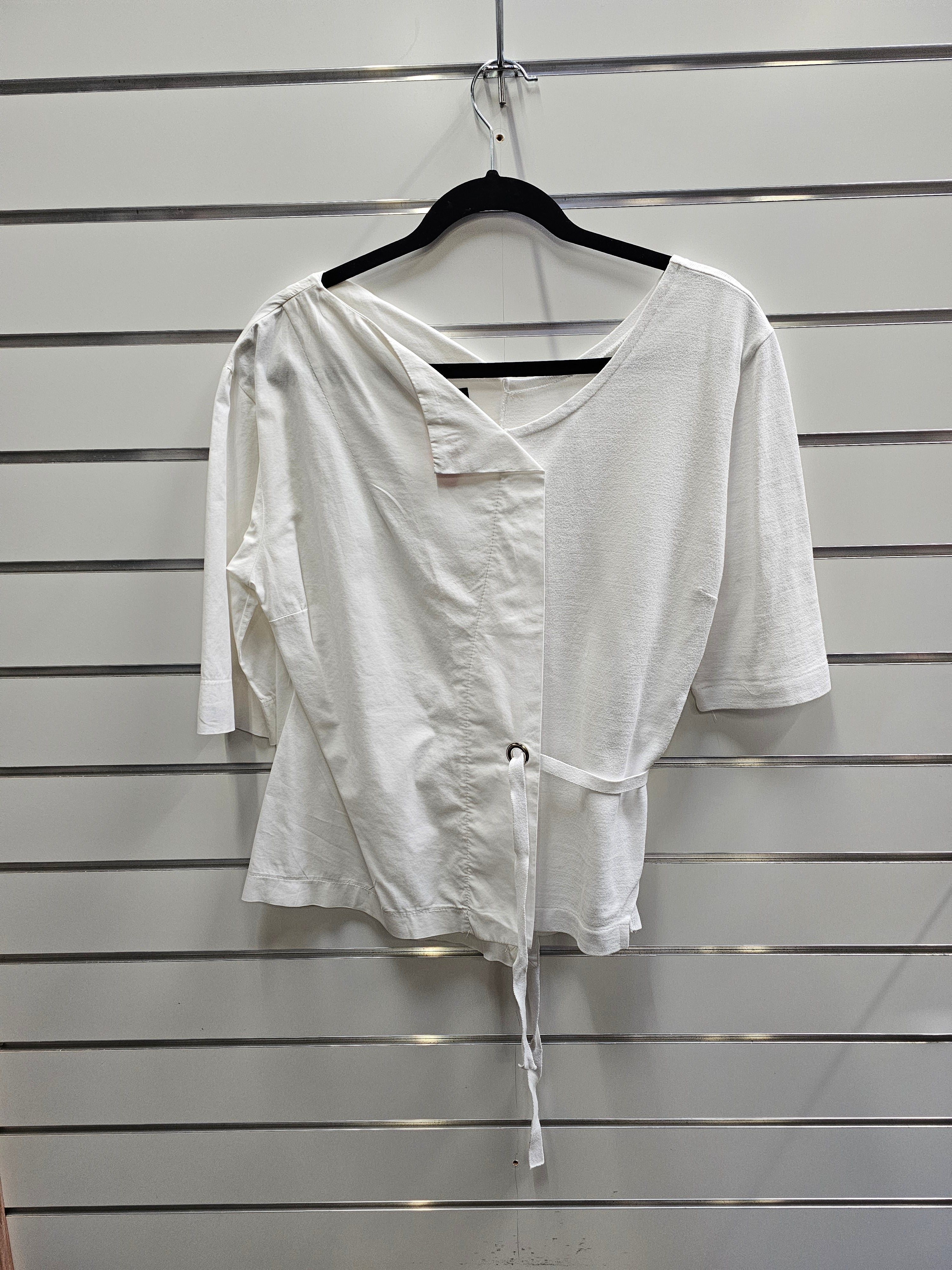 Mild Red White 100% Cotton Blouse - XL image 0