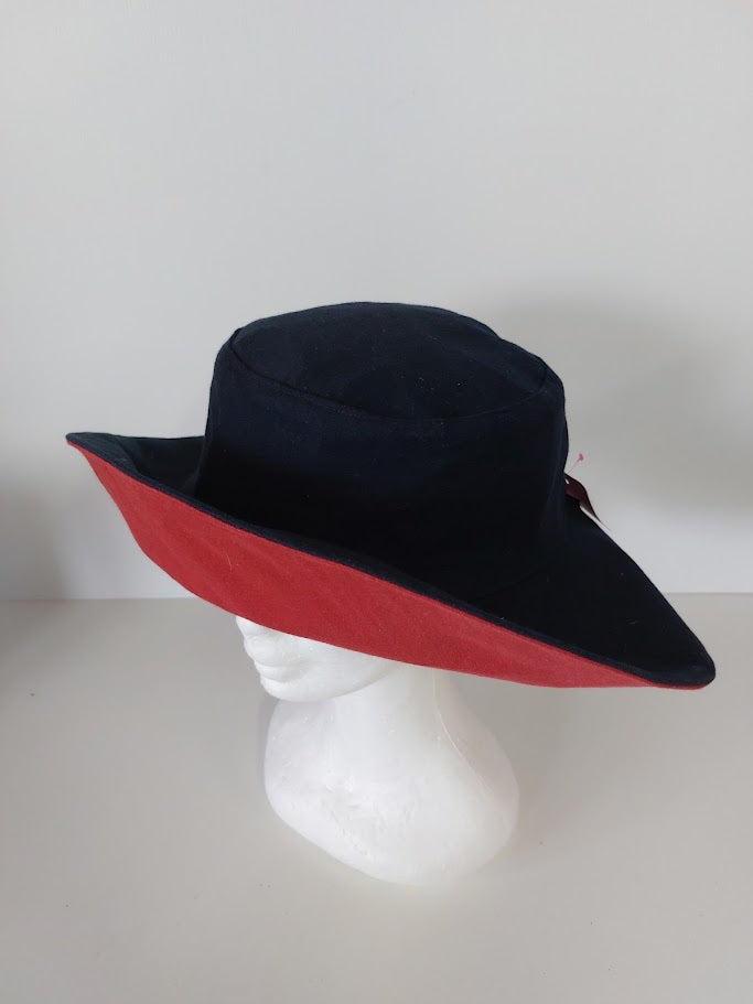 Navy & Red Reversable Hat image 0