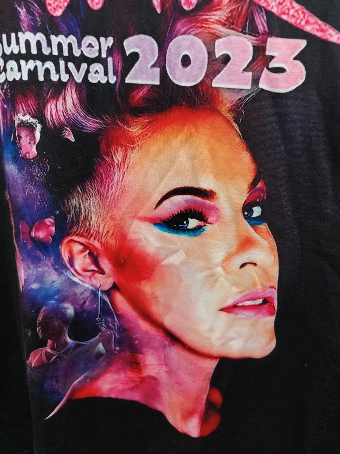 Pink Summer Carnival T-Shirt - M image 1