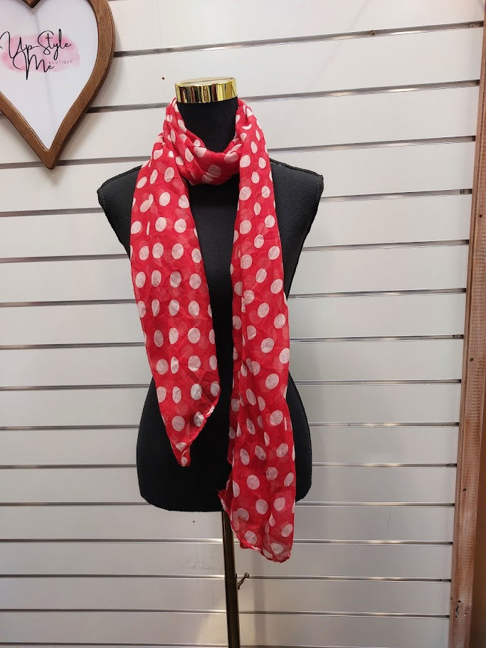 Red & White Scarf image 1