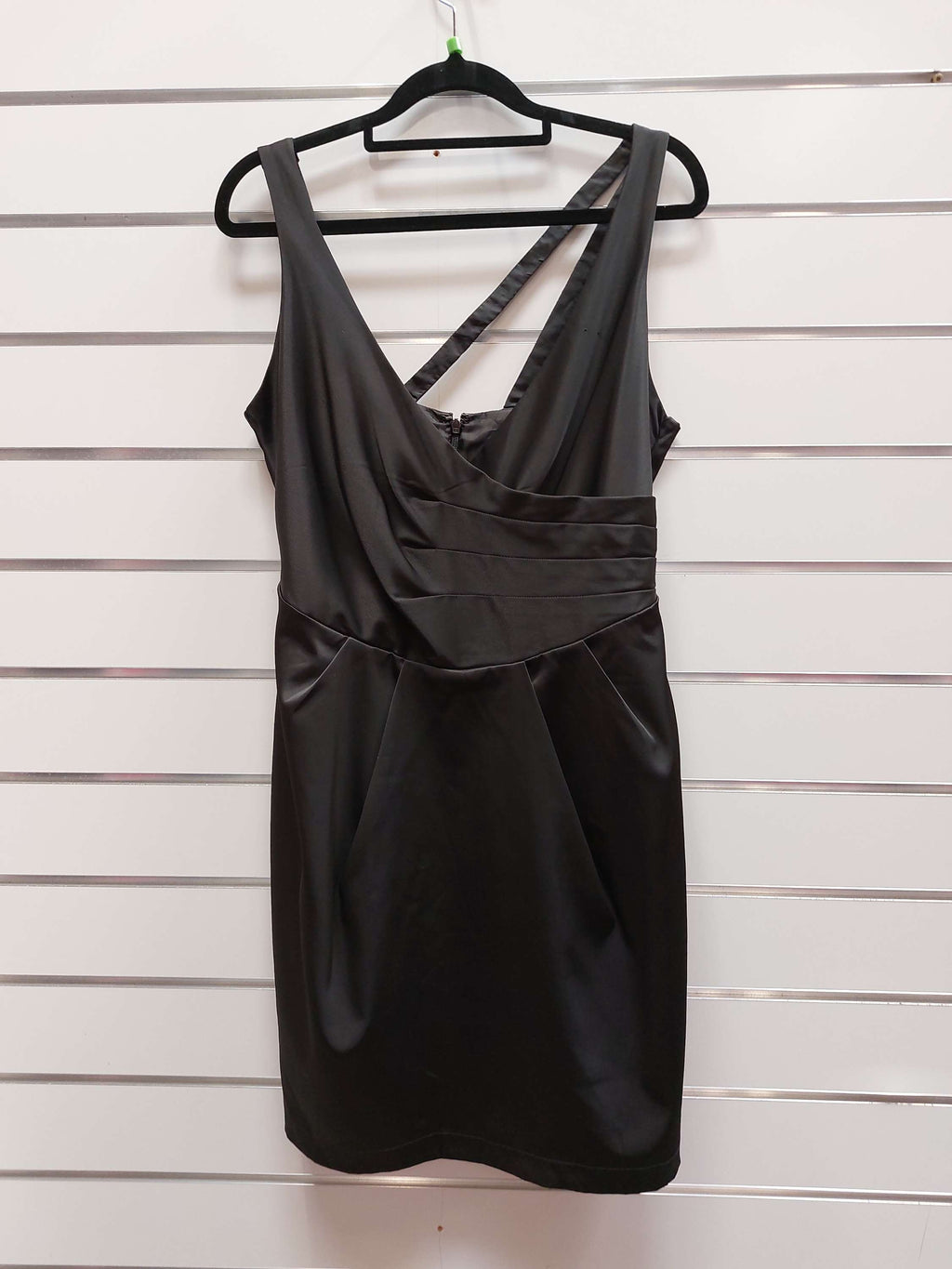 Glassons Pleated Black Dress - 12 image 0