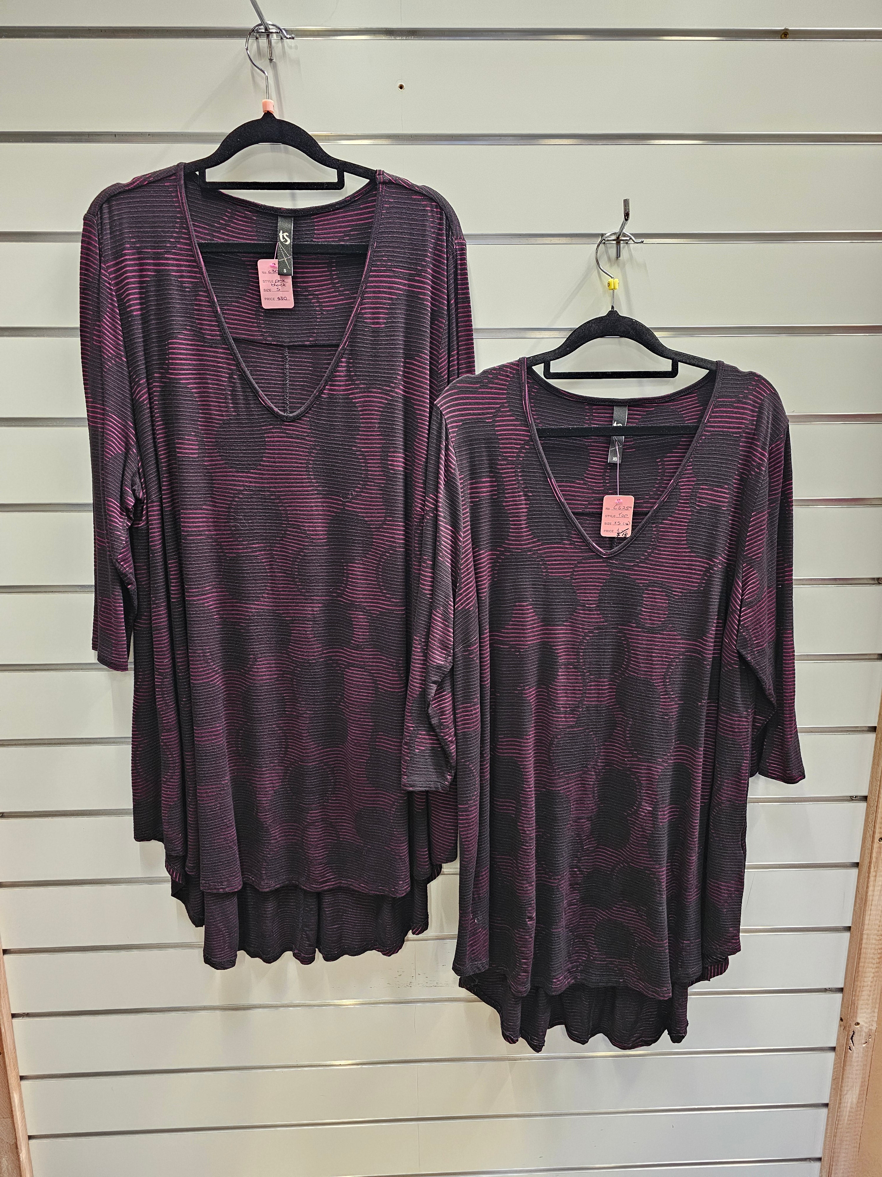 Taking Shape Pink/Black Top - XS/S image 0
