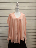 Laura Ashley Blush Pink Blouse - 12 image 0