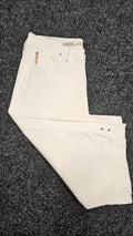 Verge White 3/4 Pants 97% Cotton - 14 image 0