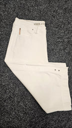 Verge White 3/4 Pants 97% Cotton - 14 image 0