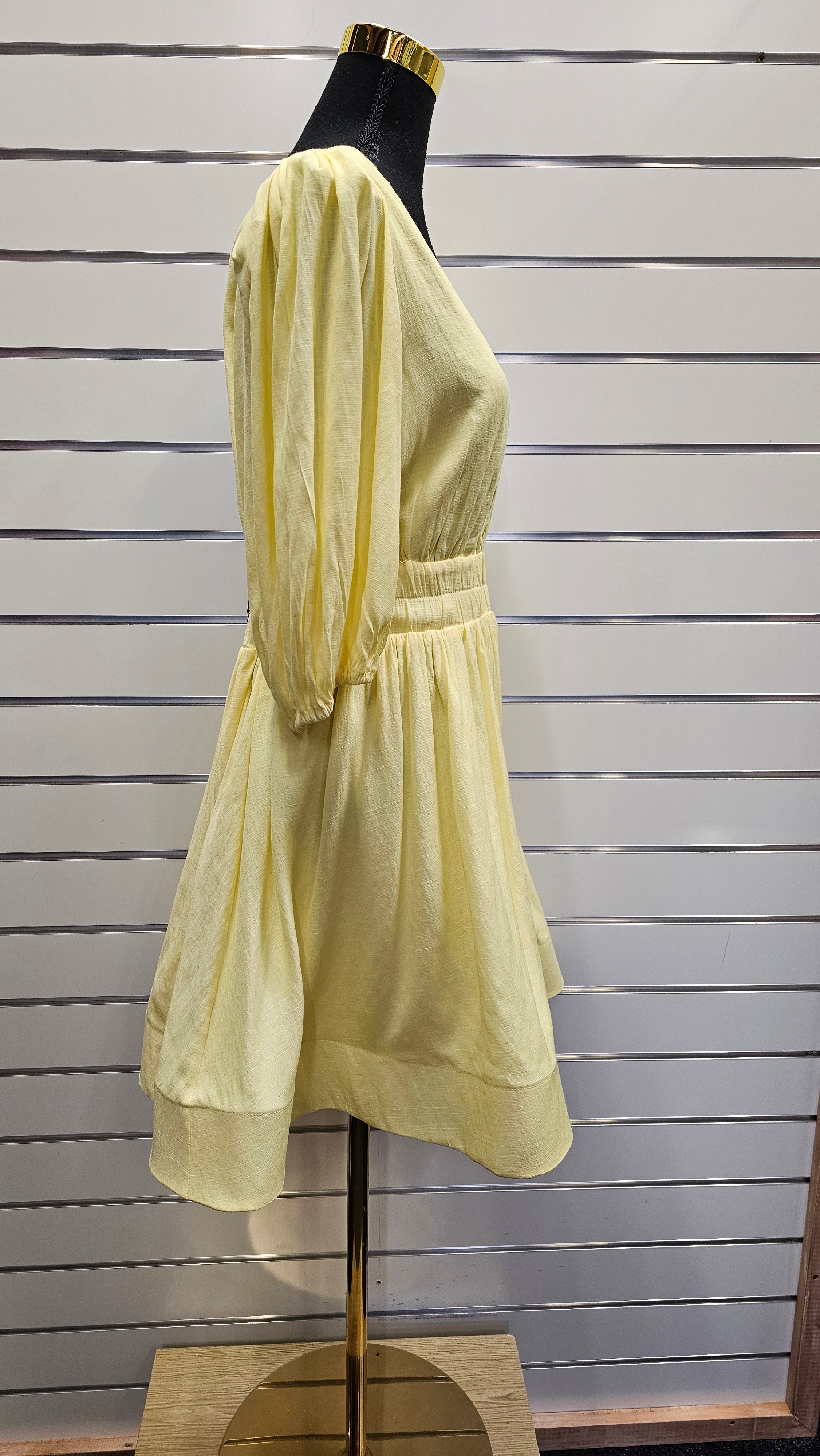 Billy J Yellow Midi Dress - 18 image 2