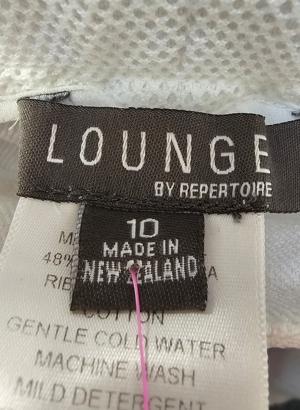 Lounge White Drop Crotch Pants - 10 image 2
