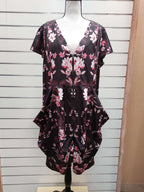 City Chic Black Floral Dress - 18 image 0
