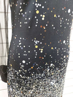 Black & Yellow Spotty Dress - M image 2