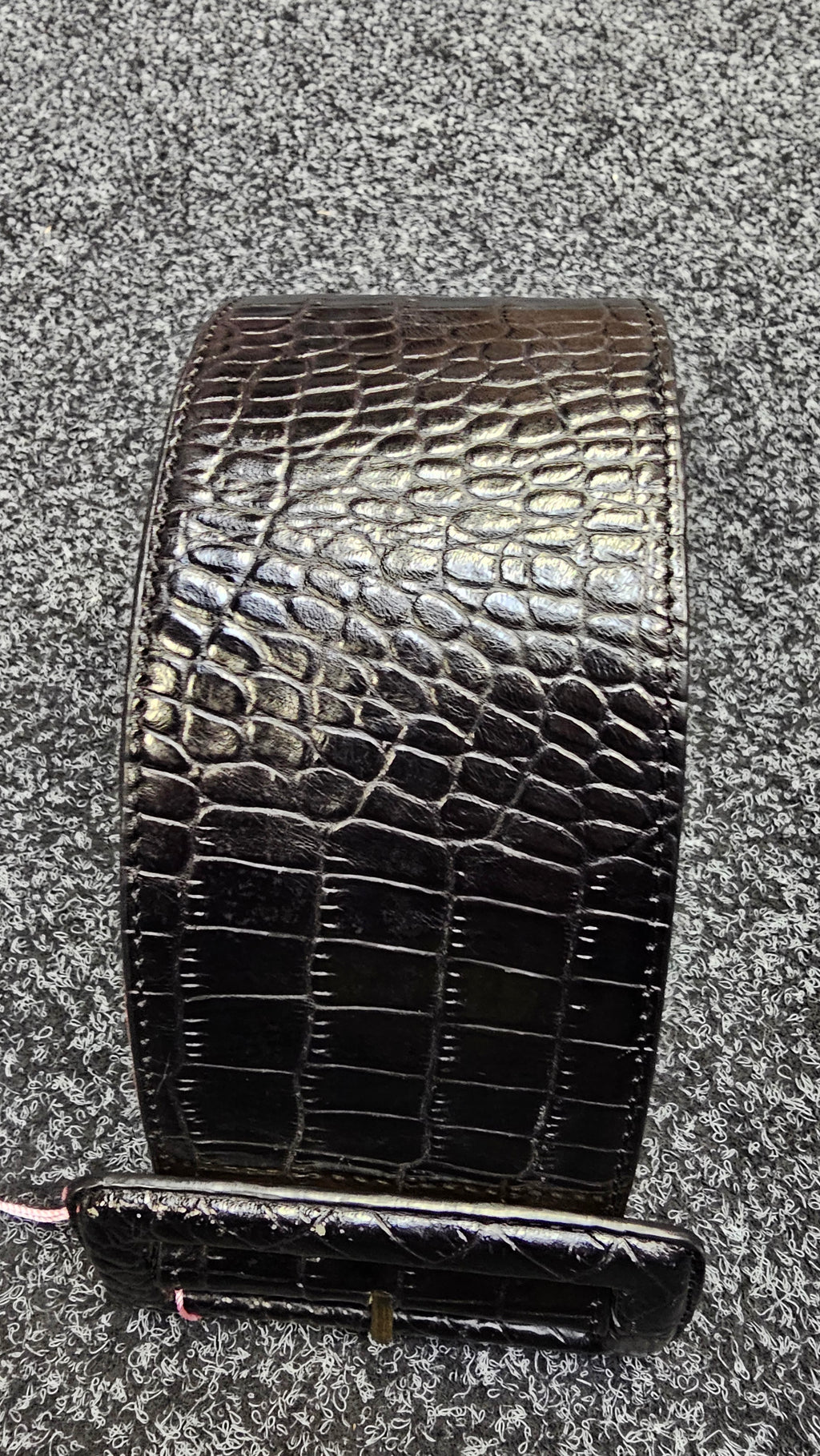 Cue Black Leather Belt - M image 1