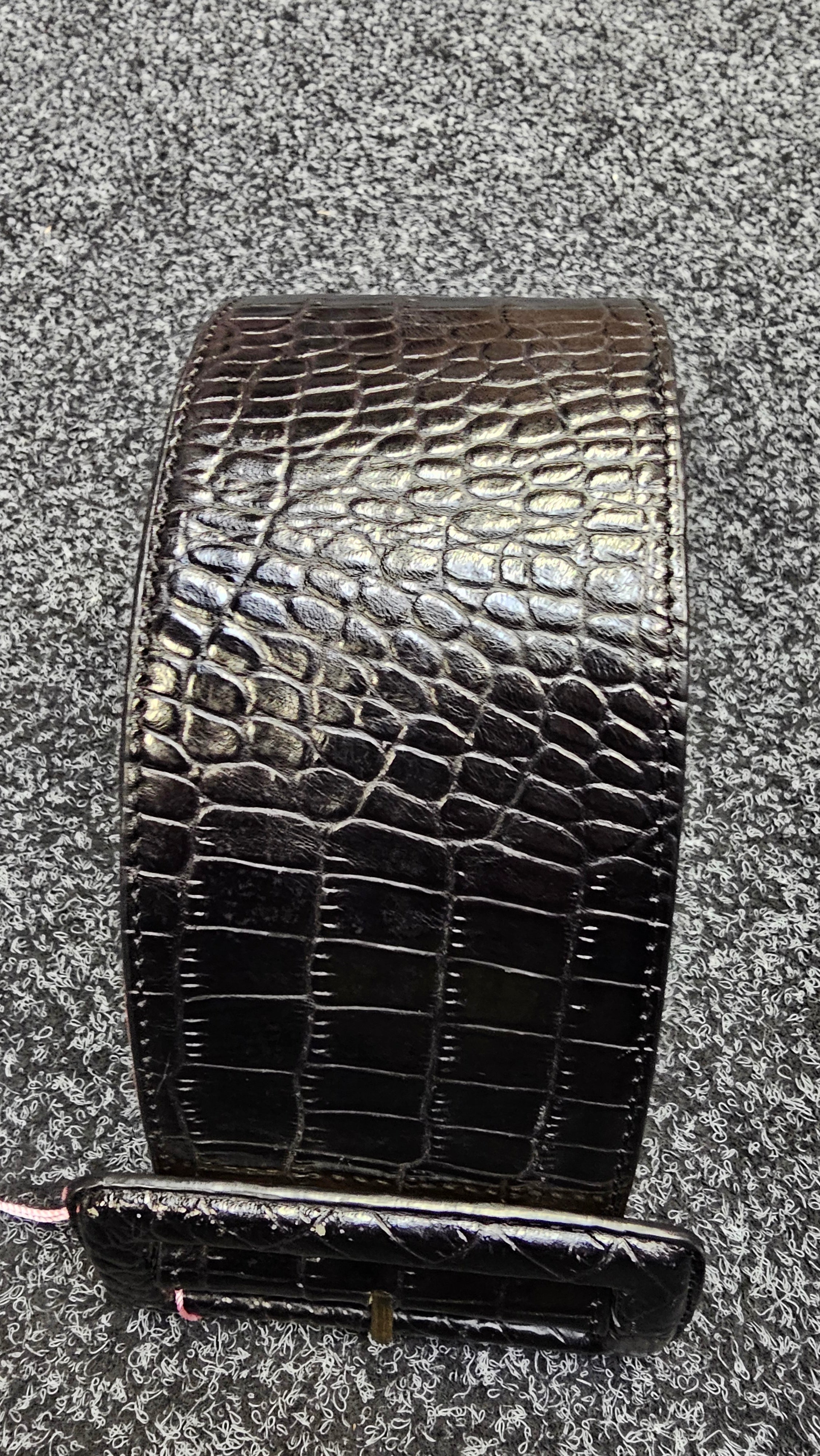 Cue Black Leather Belt - M image 1