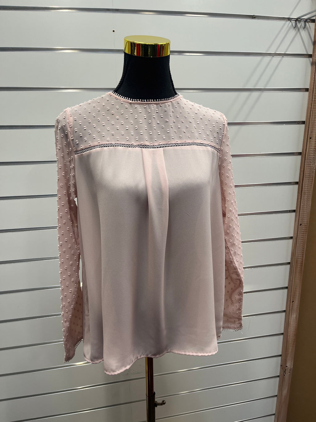 Zara Basic Blush Blouse - S image 2