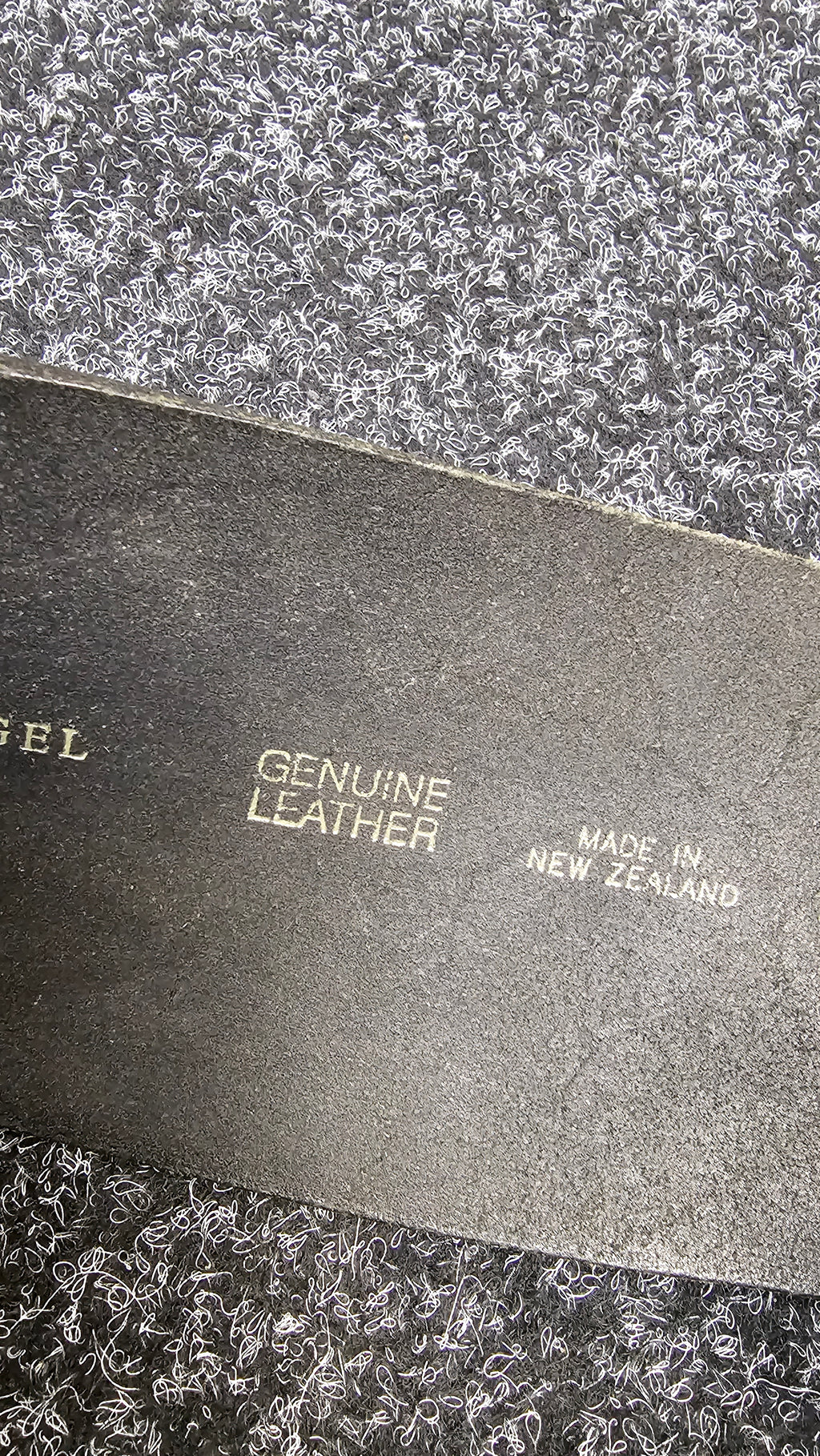 Ashley Fogel Black Leather Belt - 12 image 1