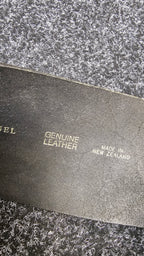 Ashley Fogel Black Leather Belt - 12 image 1