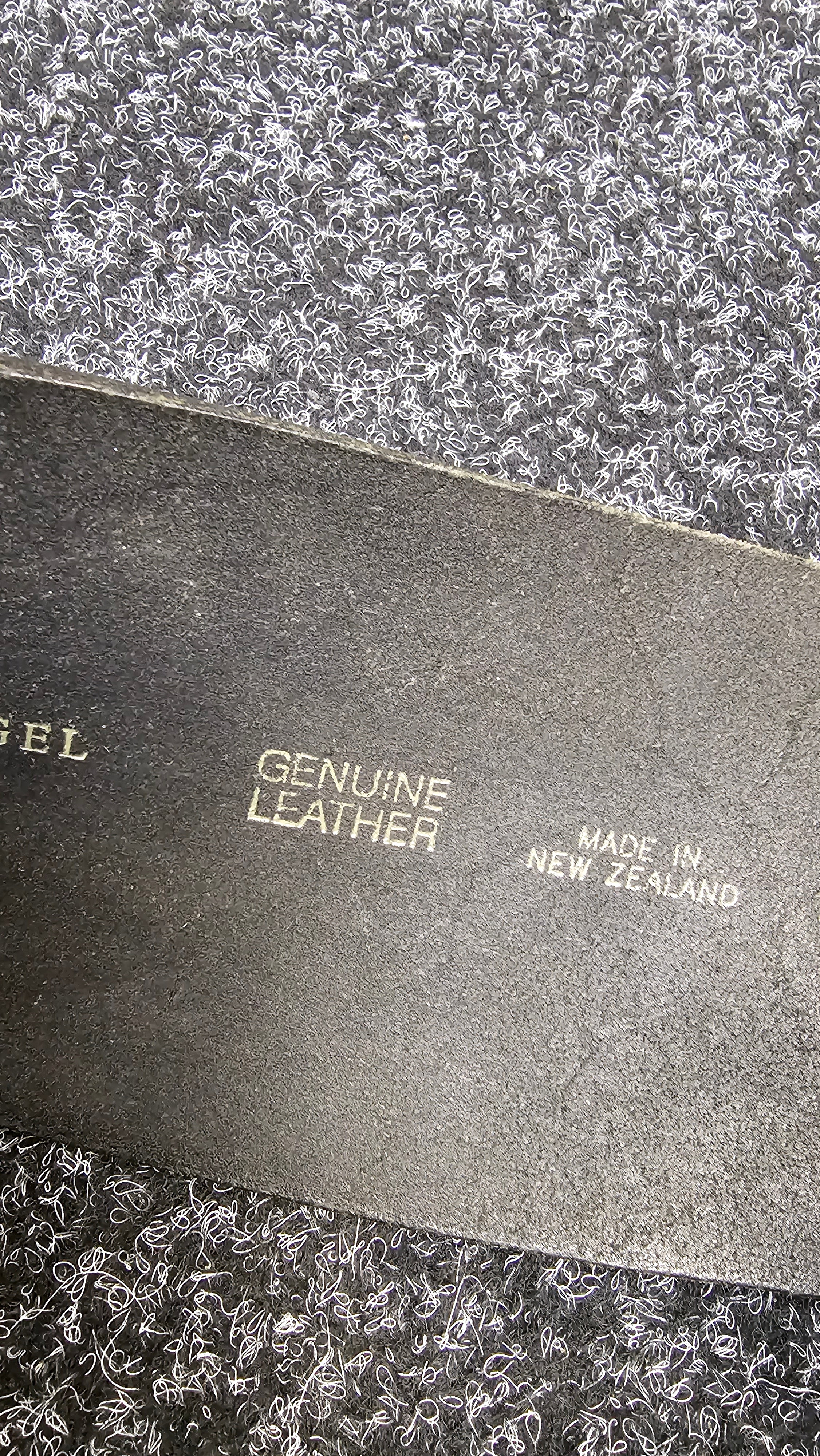 Ashley Fogel Black Leather Belt - 12 image 1