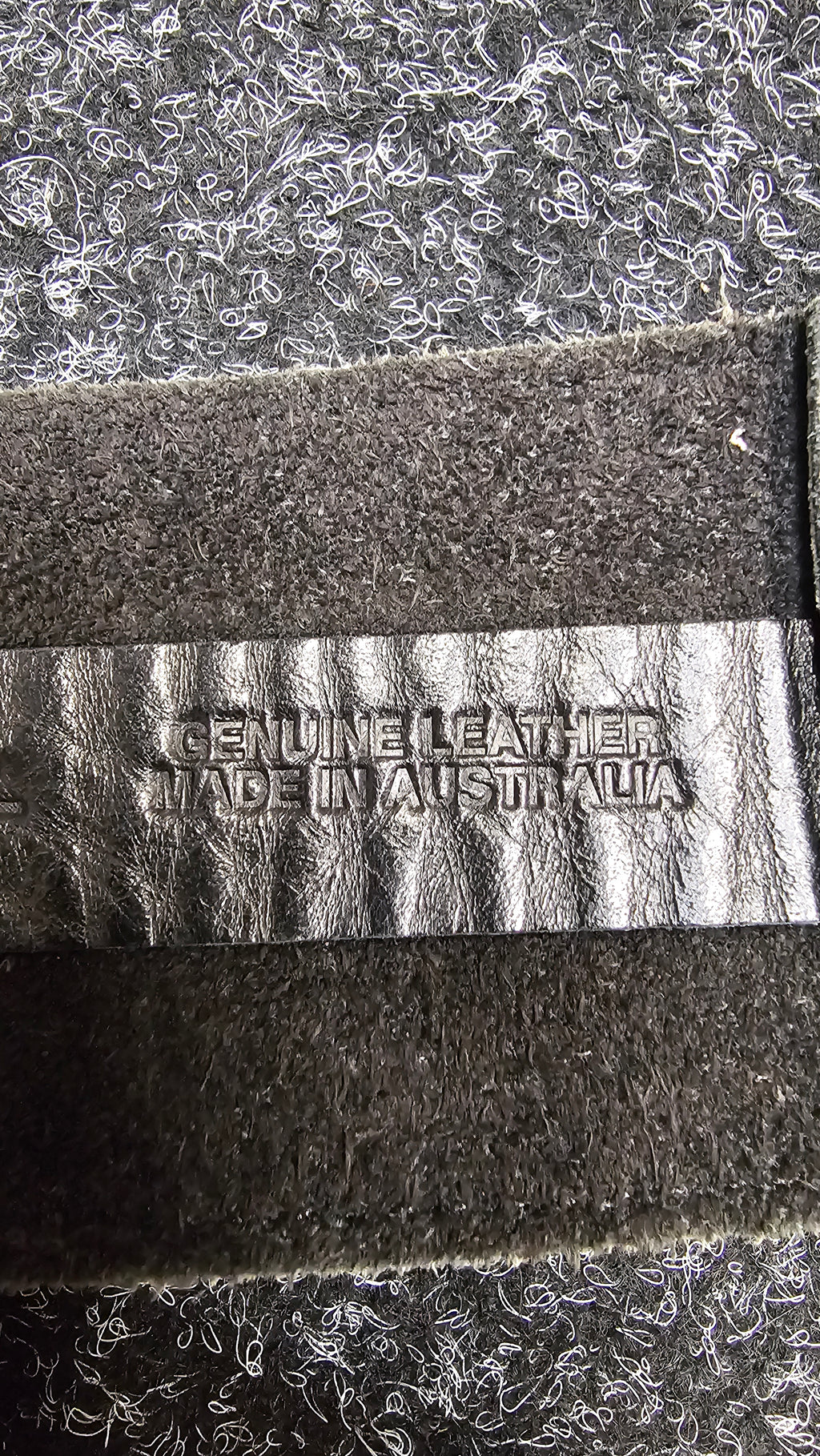 Cue Black Leather Belt - L image 3