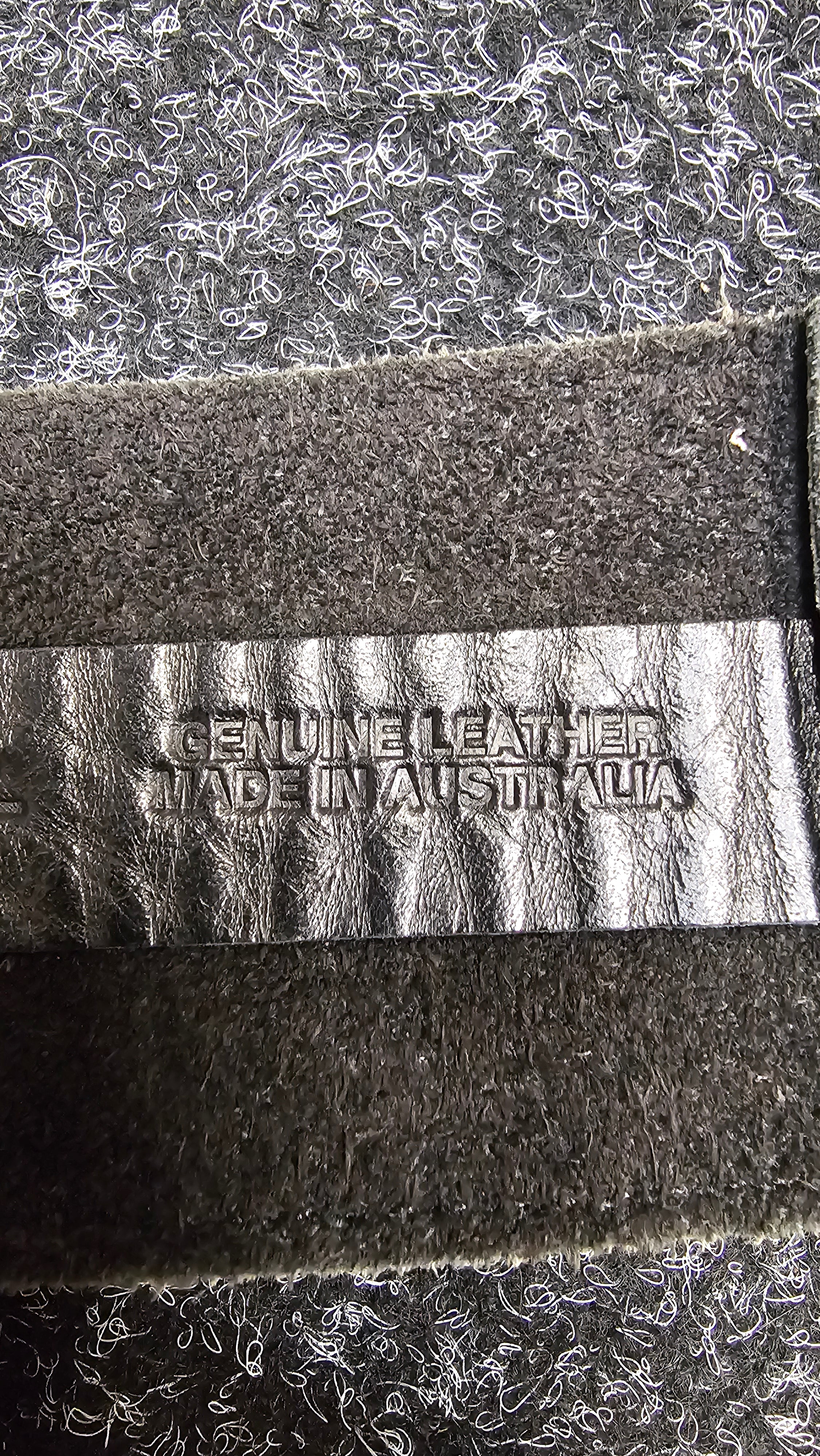 Cue Black Leather Belt - L image 3