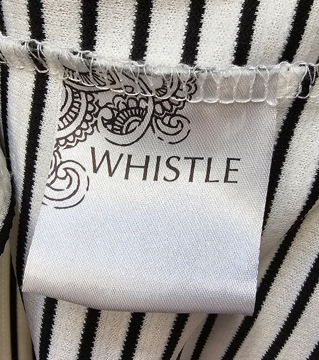Whistle Black And White Striped Tunic - M image 5