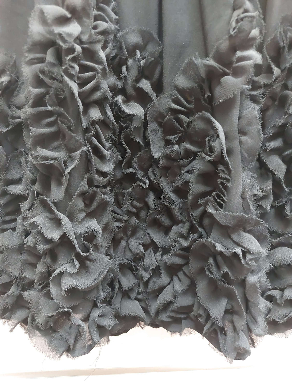 Chiffon Black Mini Dress - 8 image 1