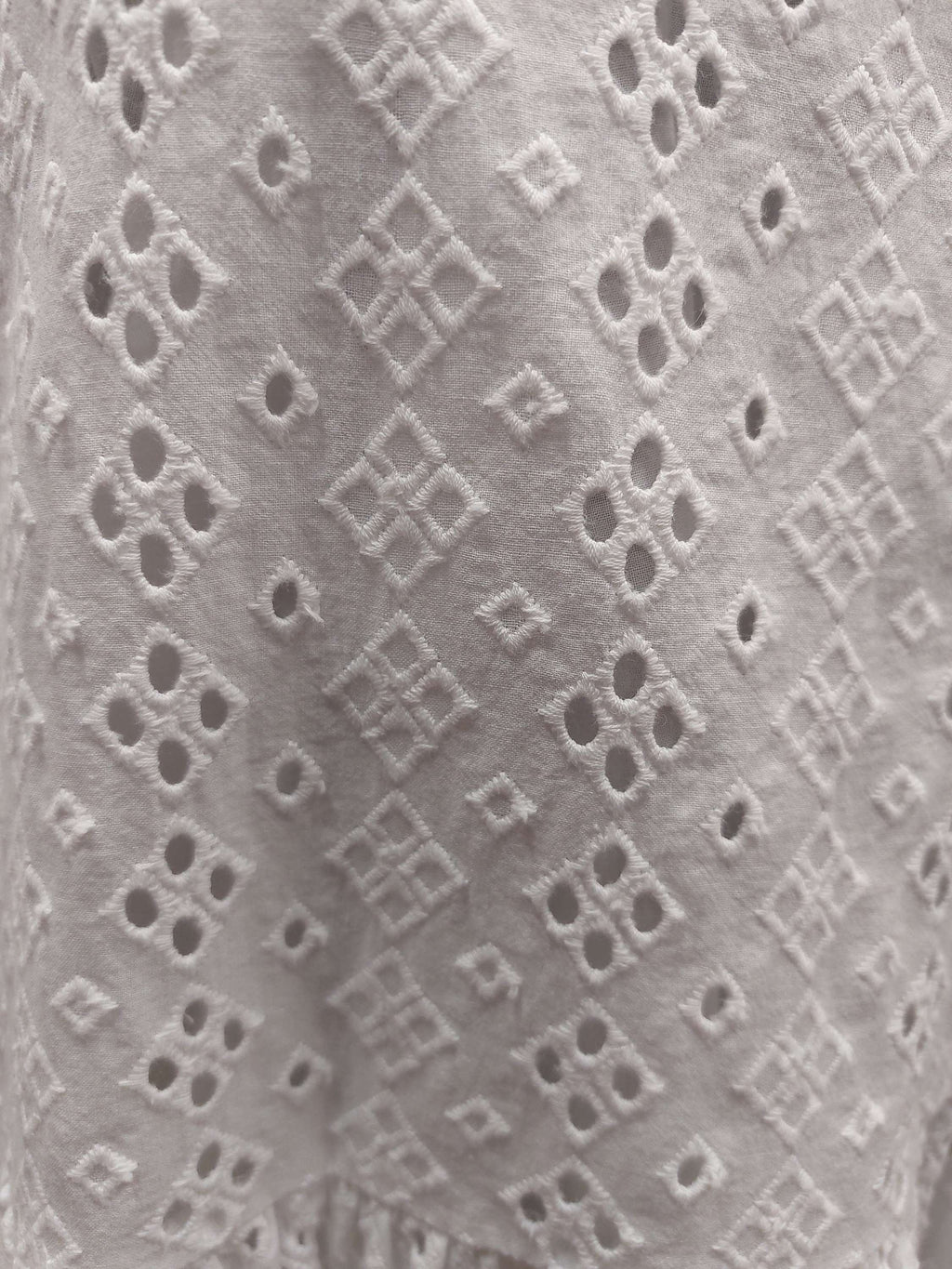 Zest White Embroidered Dress - 16 image 1