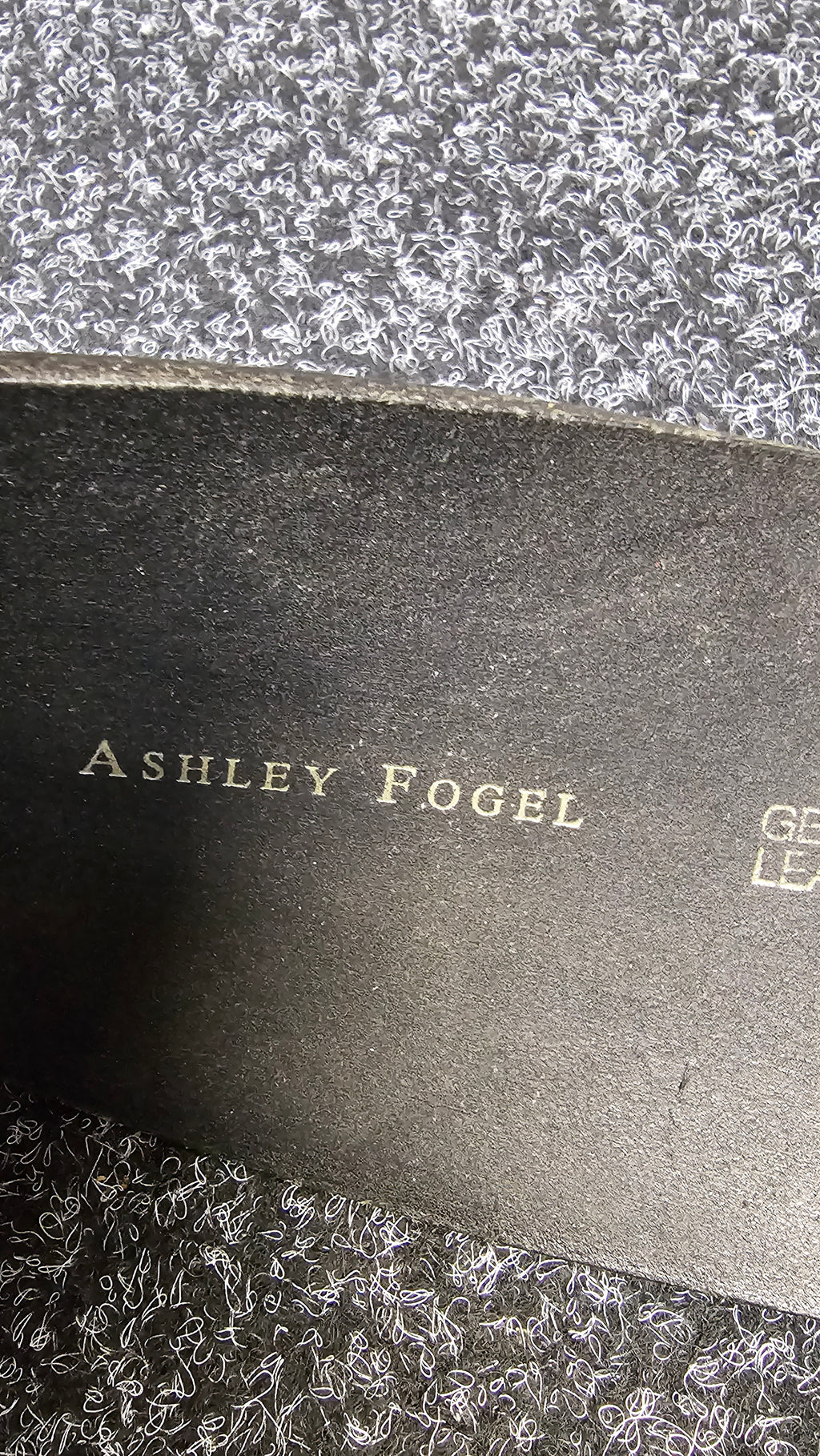 Ashley Fogel Black Leather Belt - 12 image 3