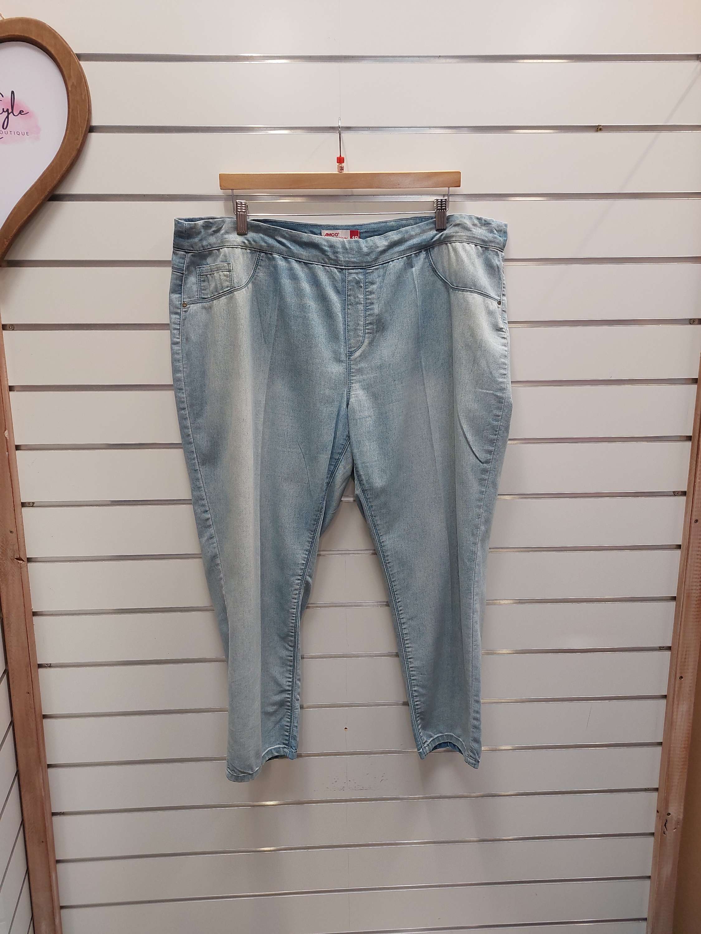 Amco Denim Pull On Jean - 18/20 image 0