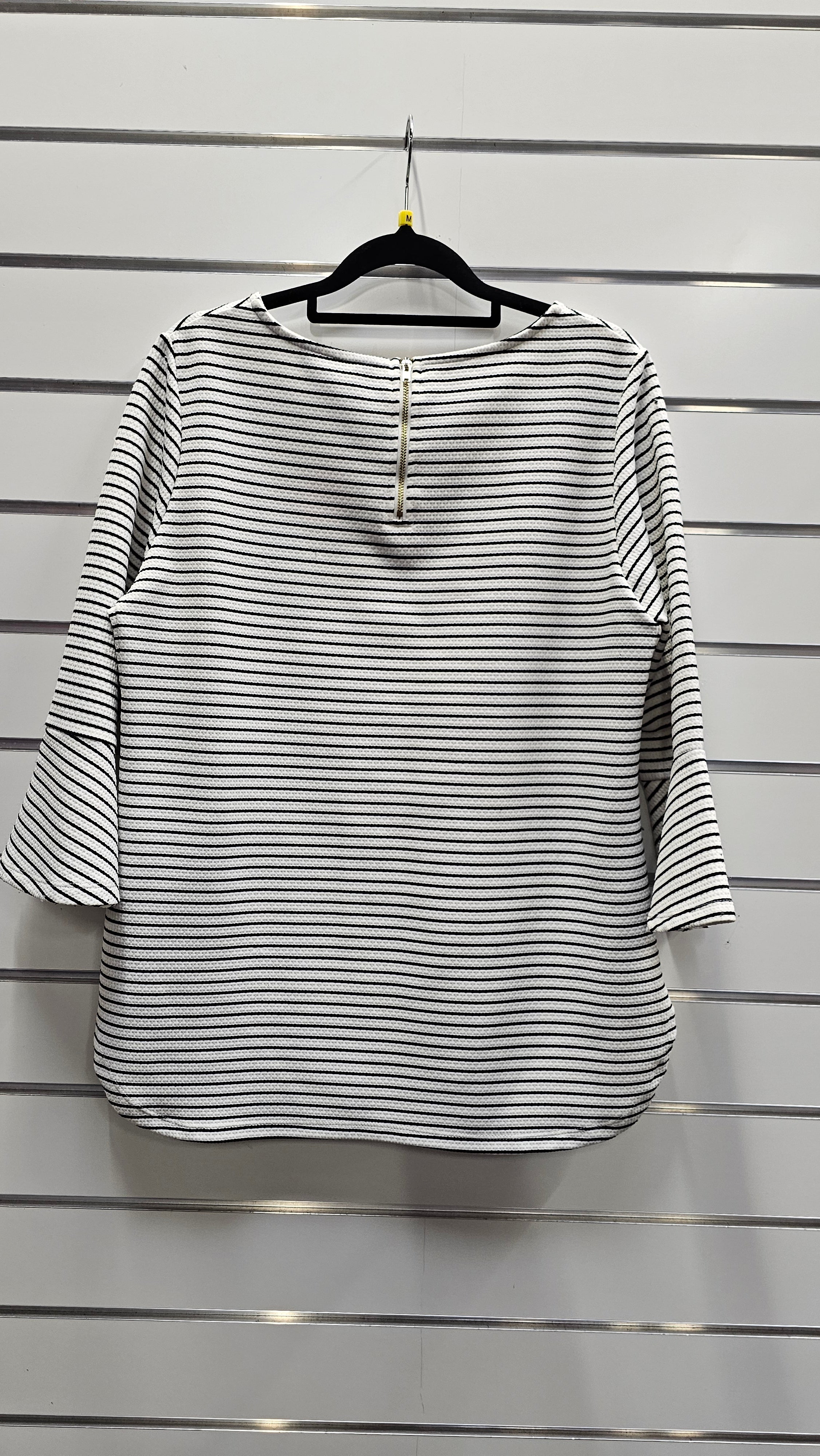 Whistle Black And White Striped Tunic - M image 1