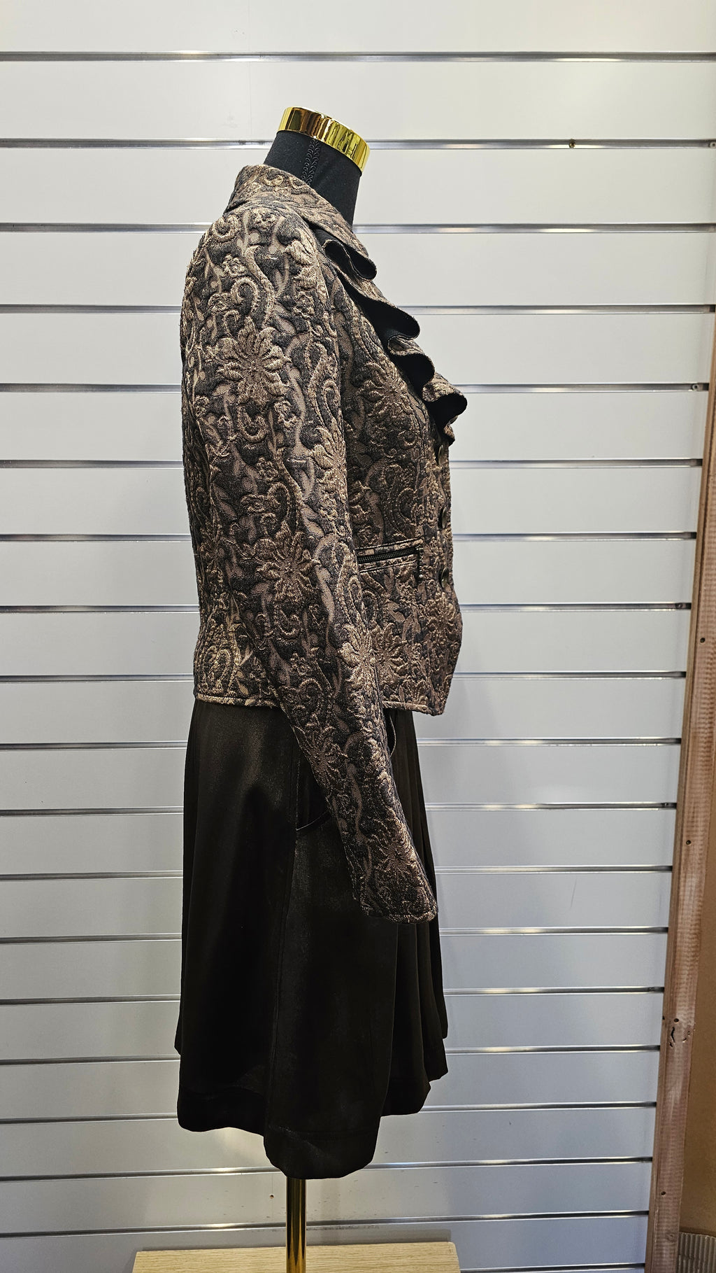 Barbara Lee Gold Skirt And Jacket Set - 8 image 1