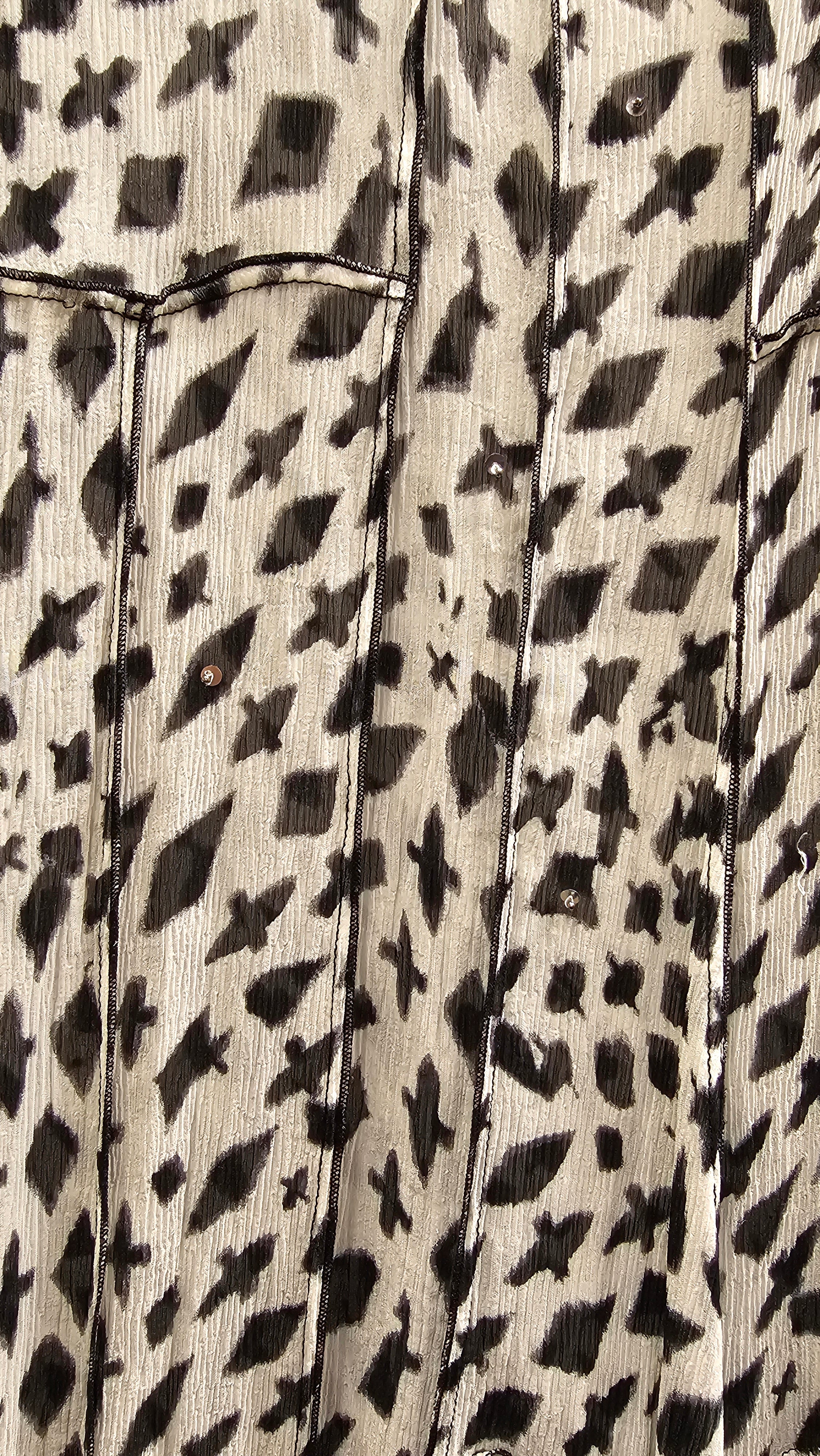 Verge Short Sleeve Dress 100% Silk - 14 image 2