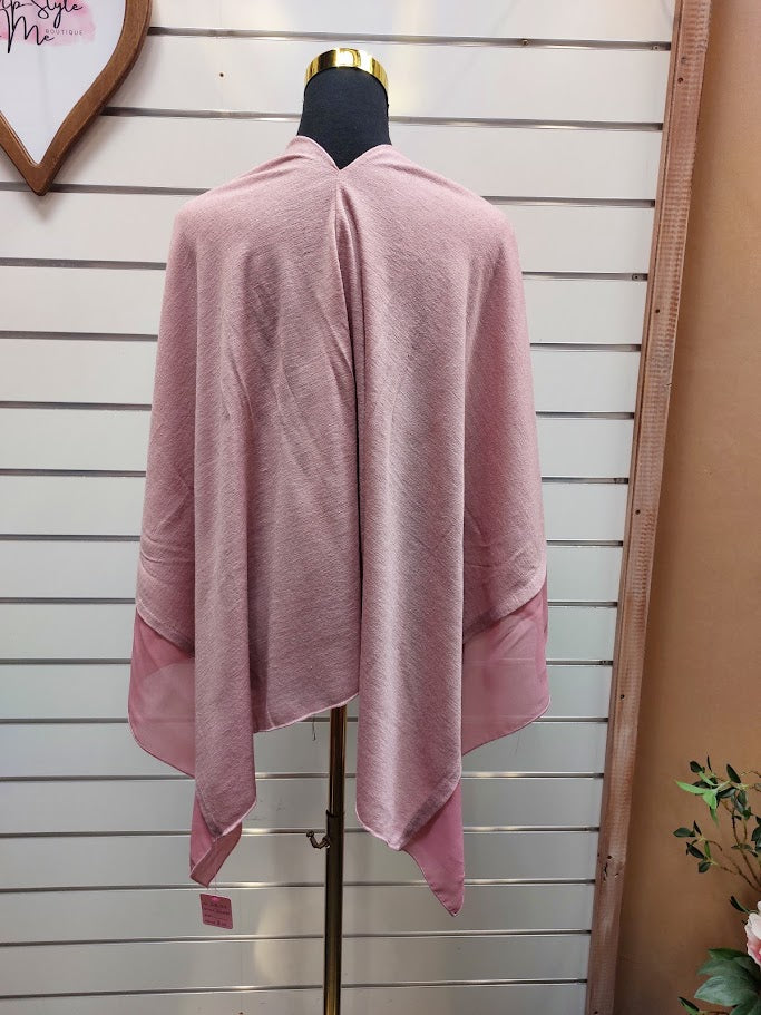 Pink Poncho Scarf image 3