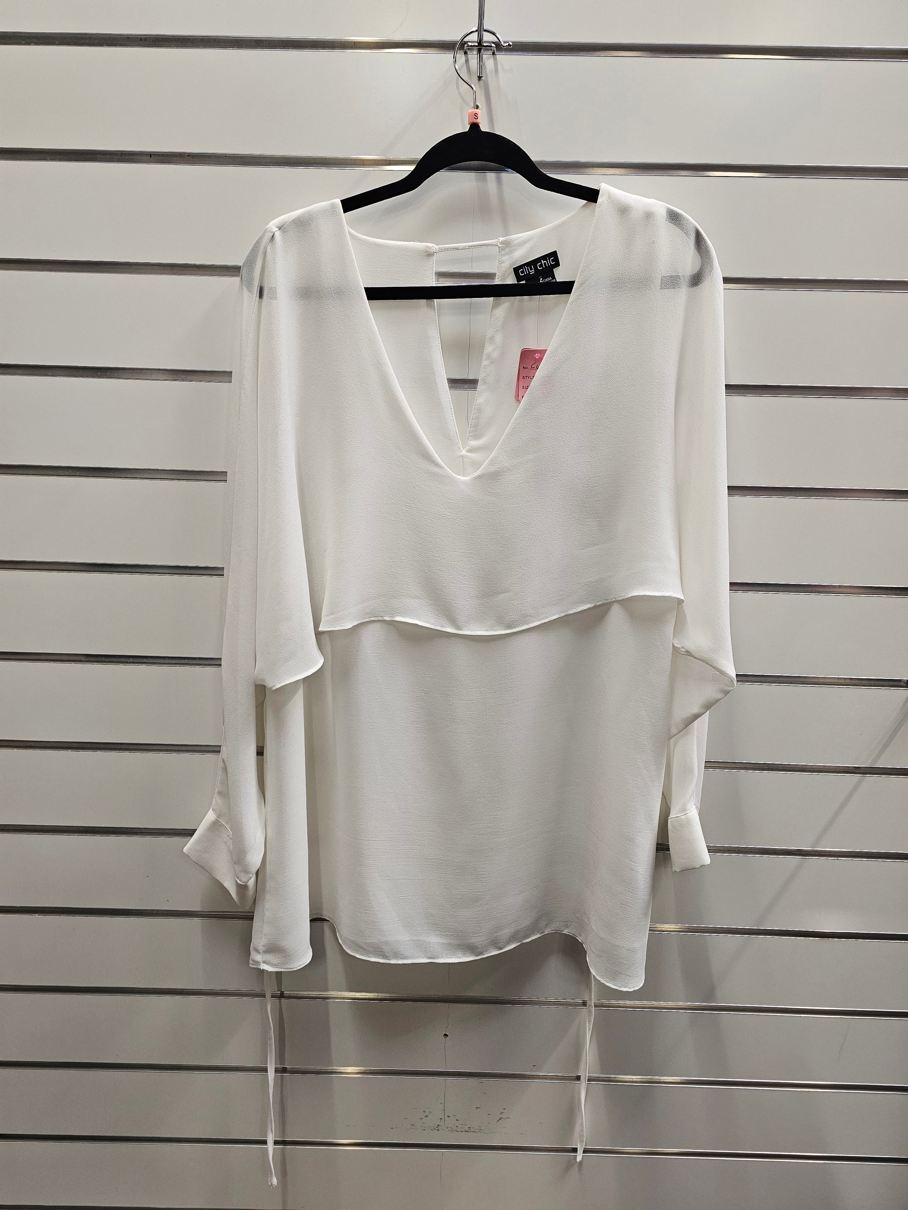 City Chic White Blouse - S image 1
