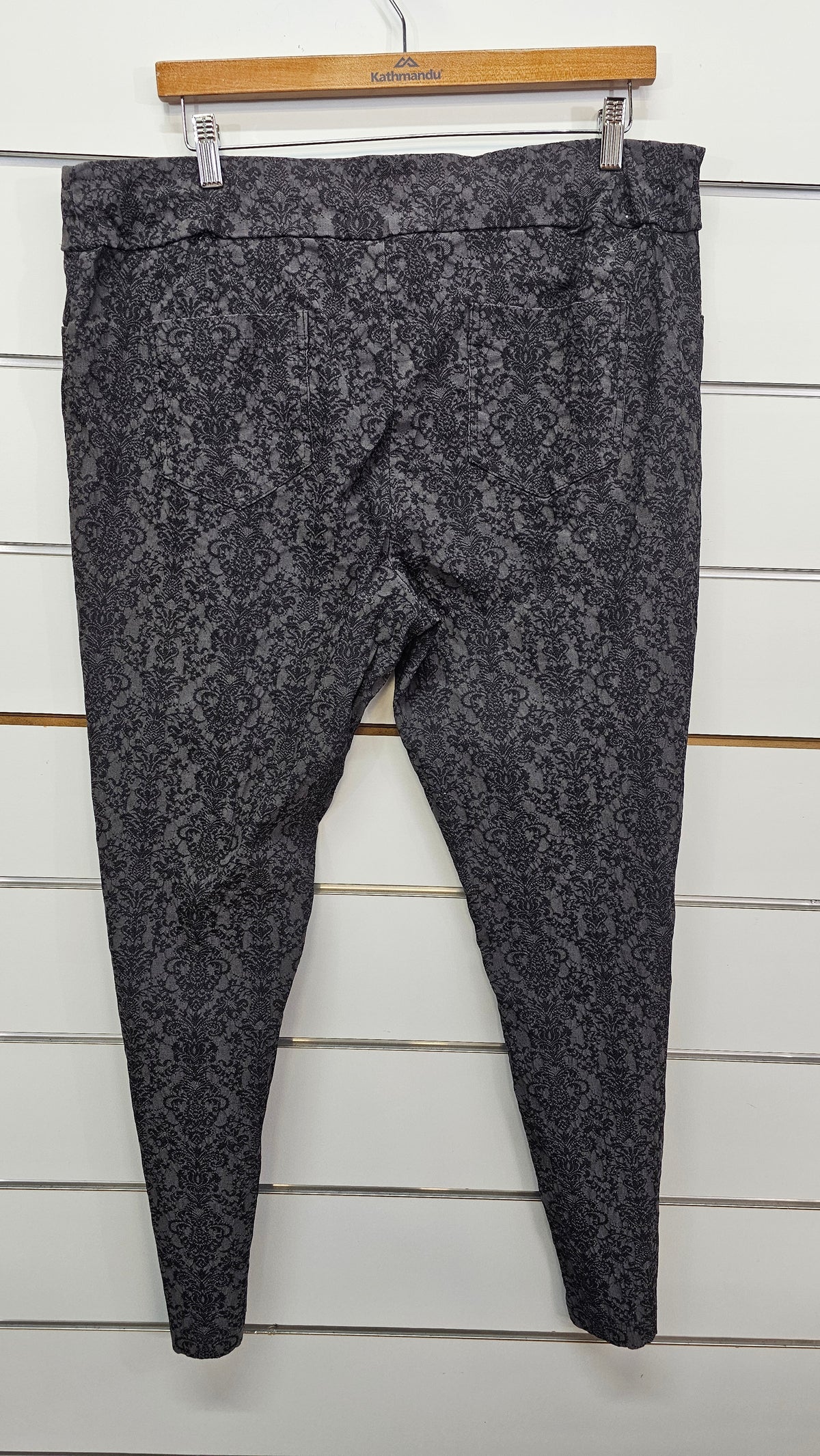 Taking Shape Grey Printed Stretch Pants - 20