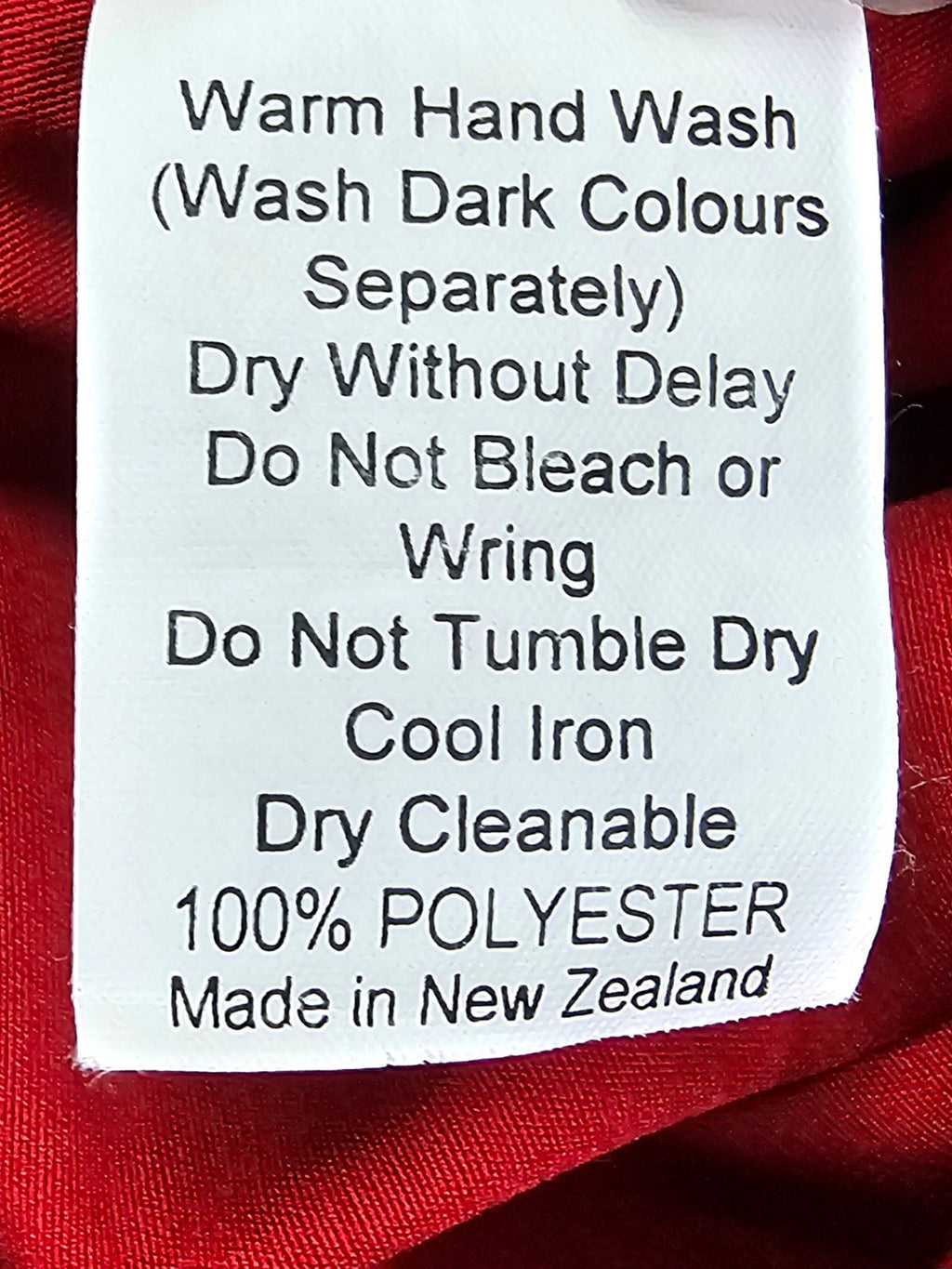 Poppies Collection red skirt