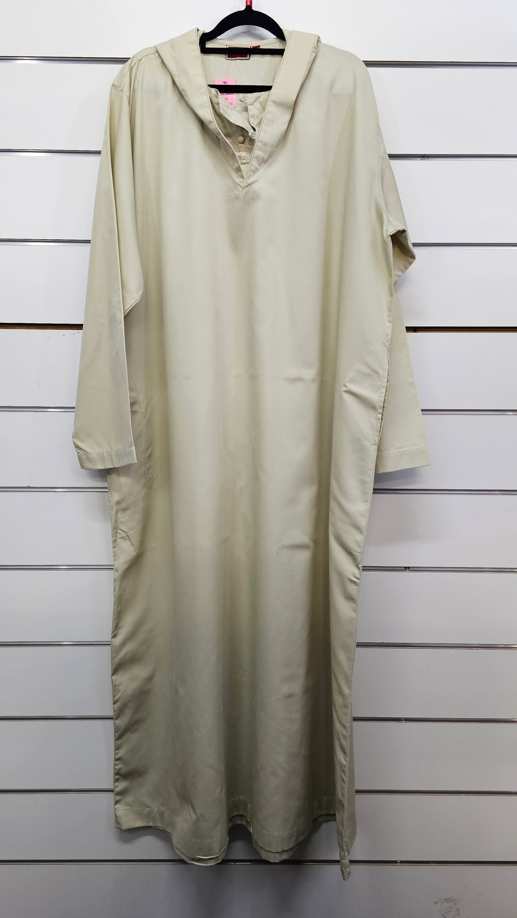 Romance, Cream, Long Sleeve Maxi Hooded Dress - Size 58