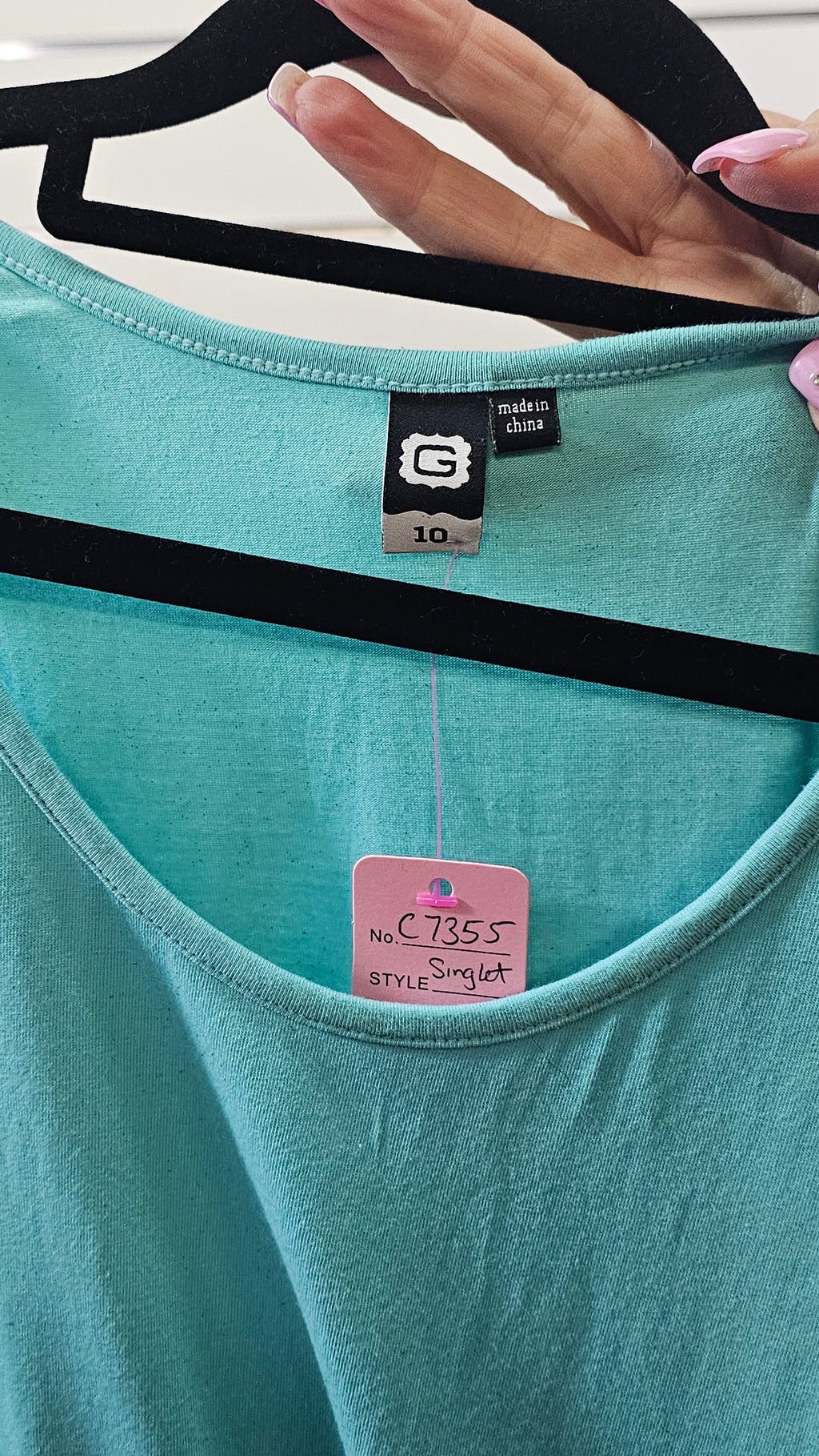 G Turquoise Singlet - 10