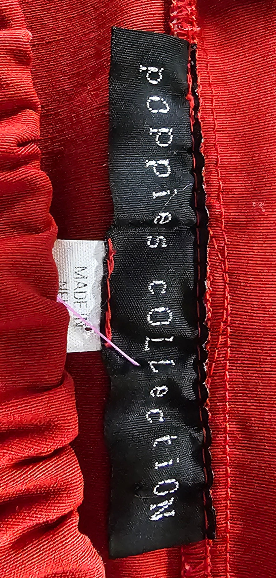 Poppies Collection red skirt