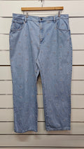 Cotton On Light Wash Bow Detail Jeans - 38